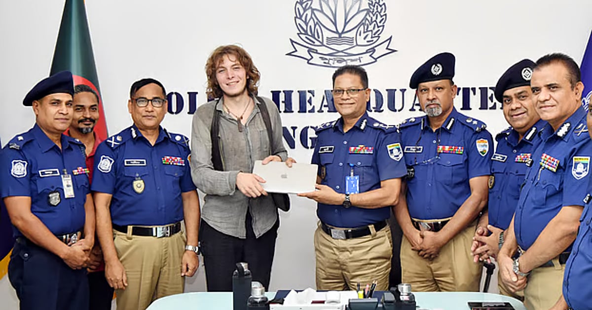 German tourist recovers stolen laptop after theft in South Asia