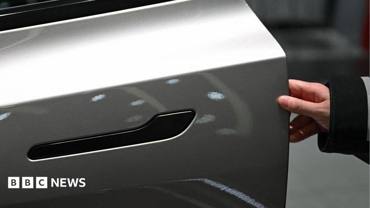 China orders Tesla recall over concealed door handle defect
