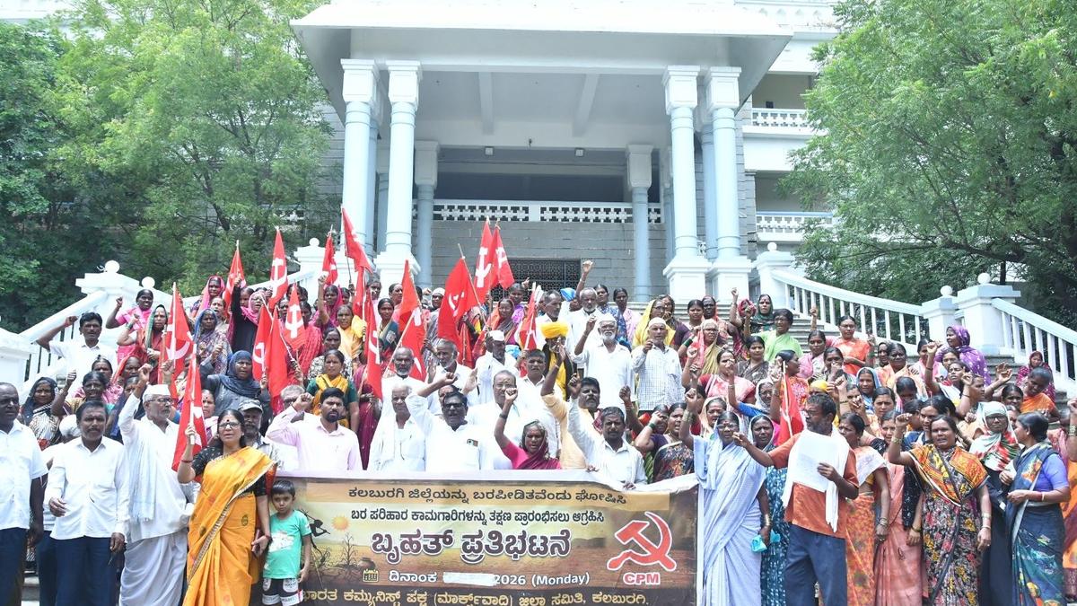 CPI(M) challenges Karnataka govt over Kalaburagi drought exclusion