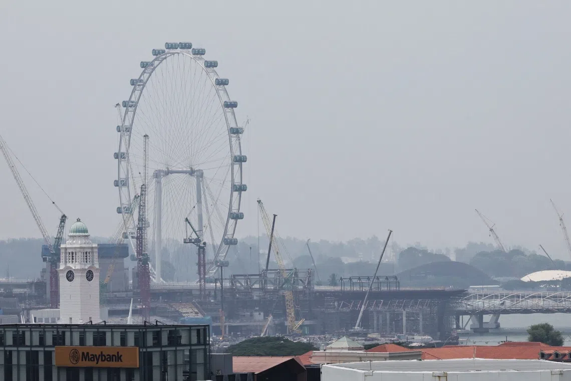 Singapore air quality deteriorates as PSI approaches unhealthy levels