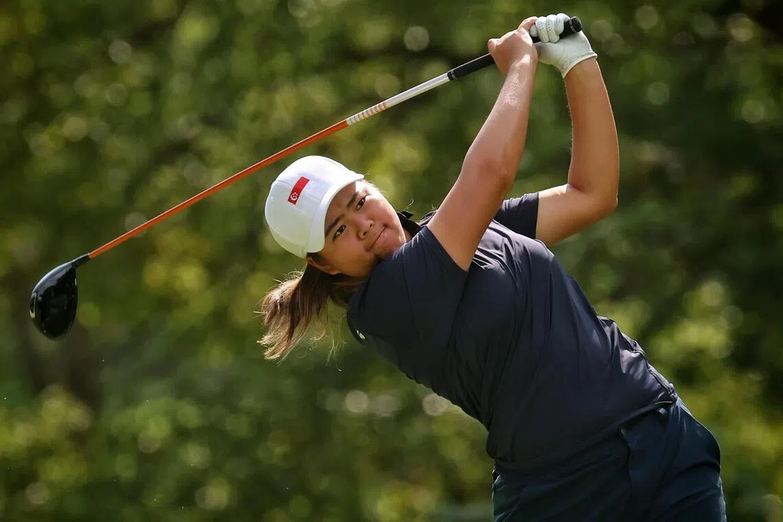 Singapore's Shannon Tan wins historic Asian Games golf bronze medal