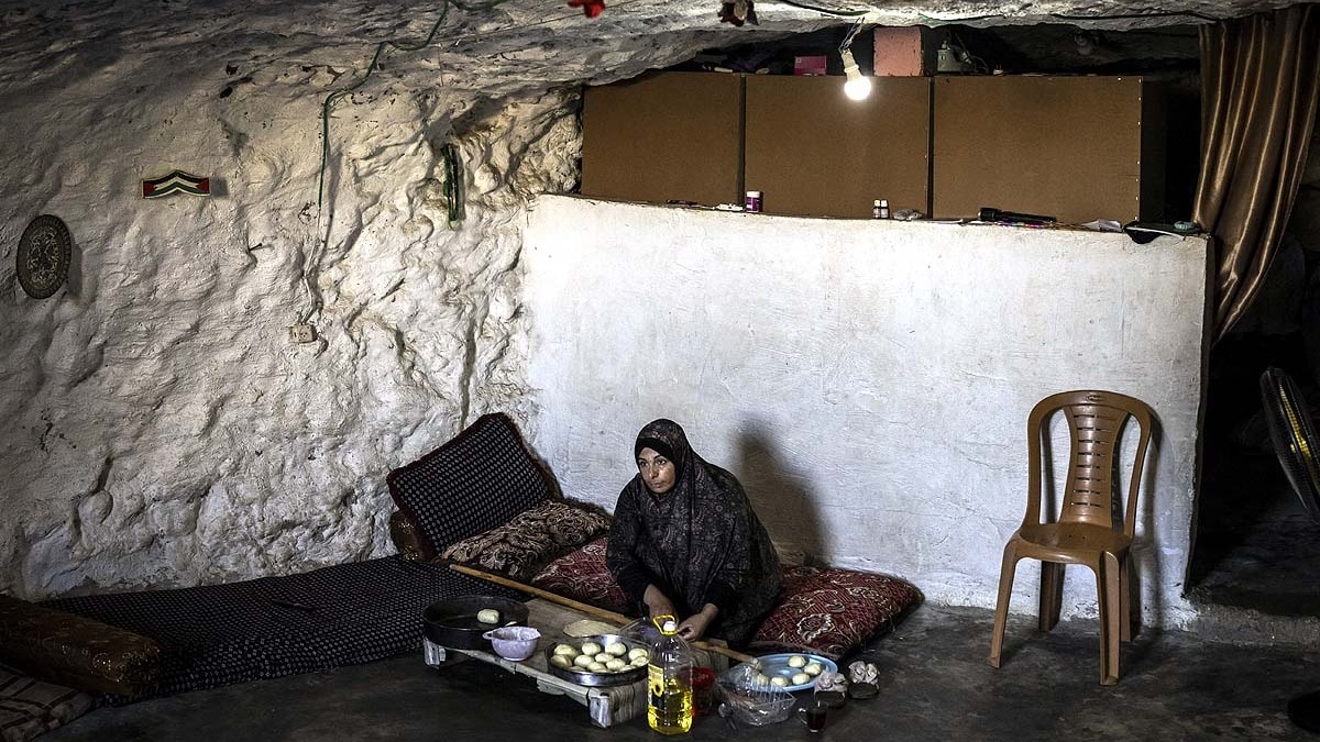 Palestinian family shelters in cave for three years after home demolished