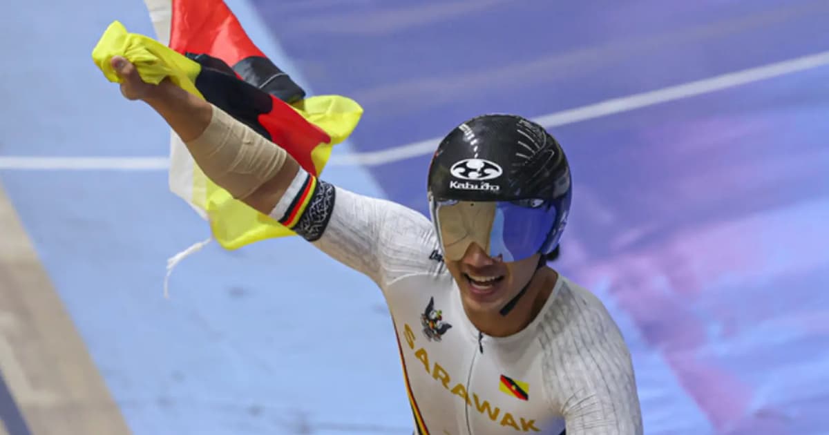 Track cyclist Adib claims historic gold for Sarawak at Sukma Games
