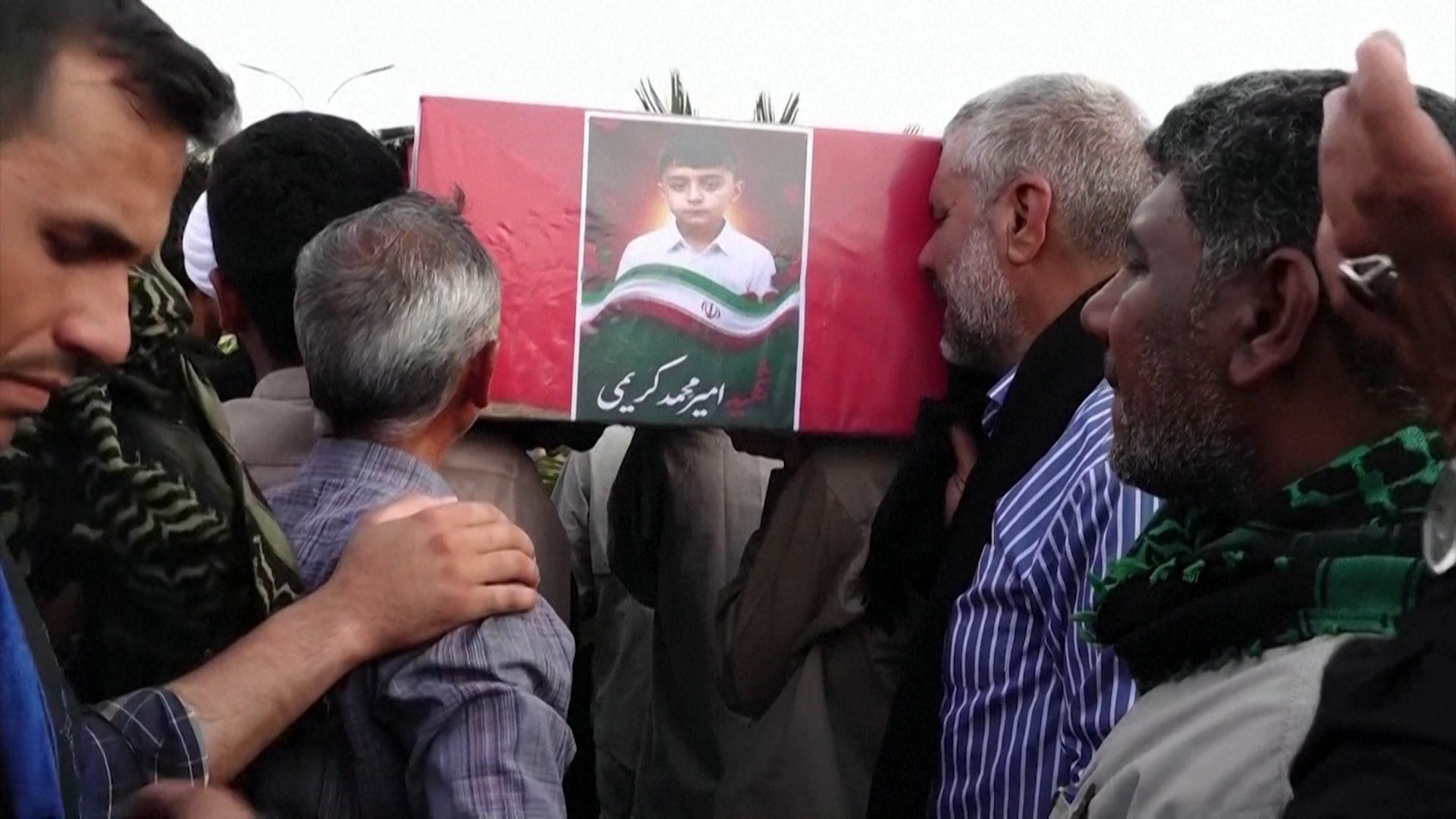Child victim of US airstrike on Iranian wedding laid to rest
