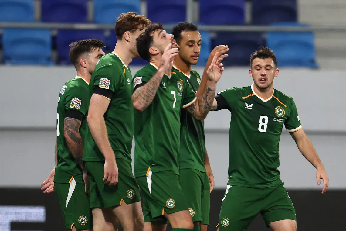 Ireland and Israel play out tense 1-1 draw in Nations League finale