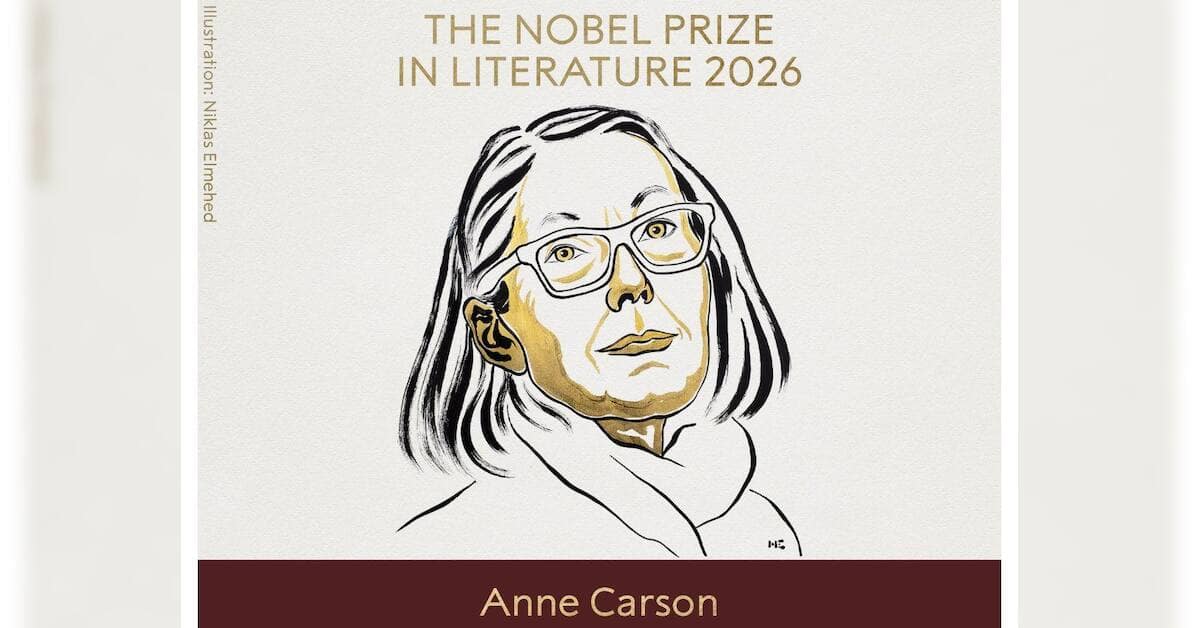 Canadian poet Anne Carson awarded 2026 Nobel Prize in Literature