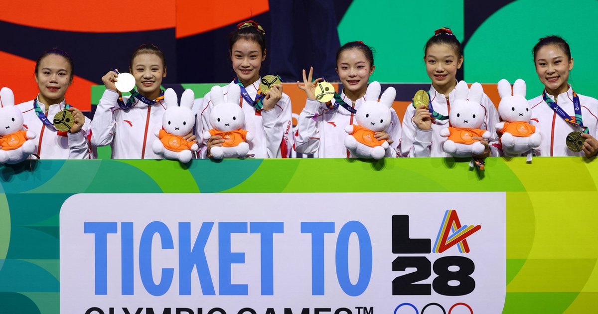 China ends US dominance with women's gymnastics team gold