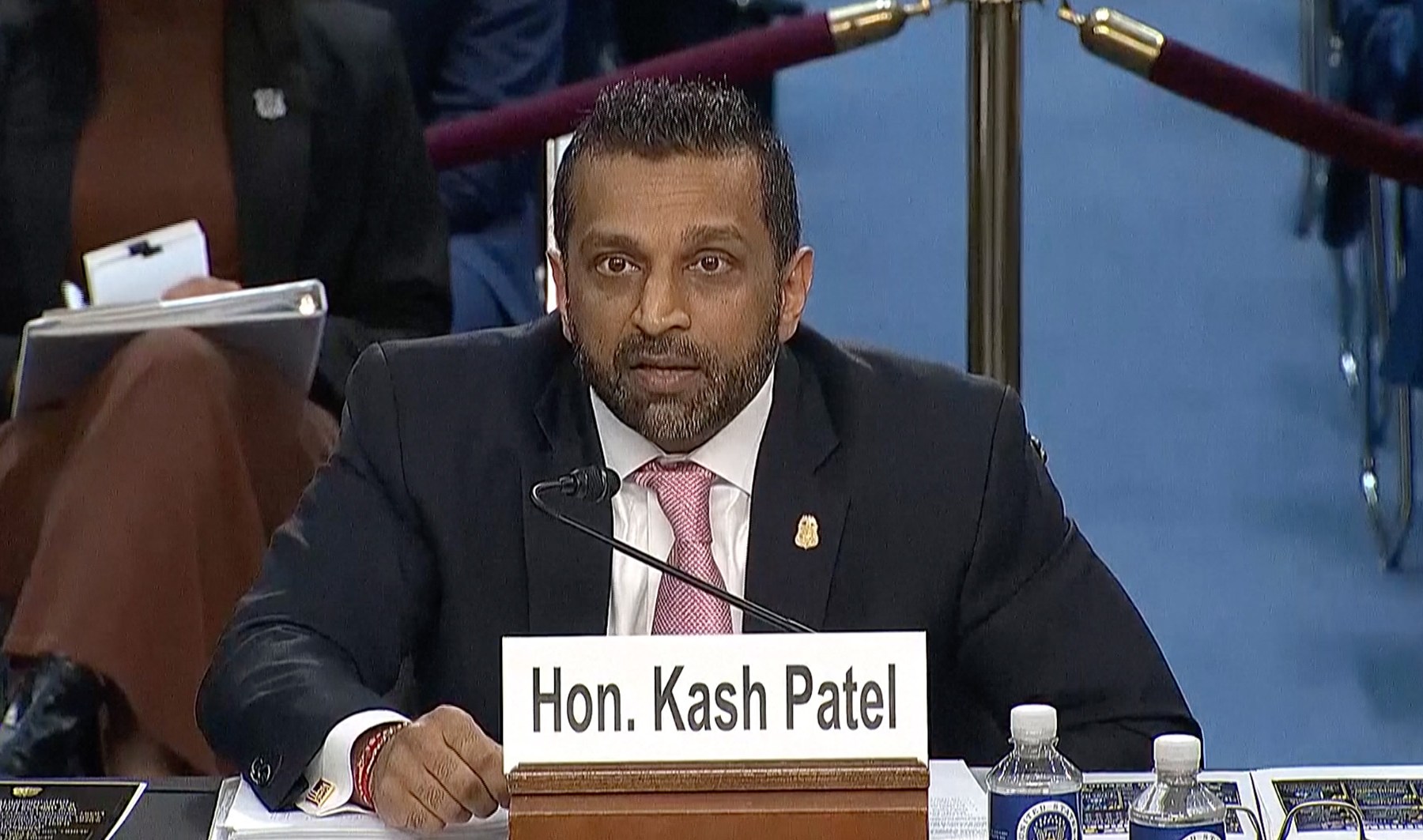 Unexpected moment disrupts Kash Patel's Senate confirmation hearing