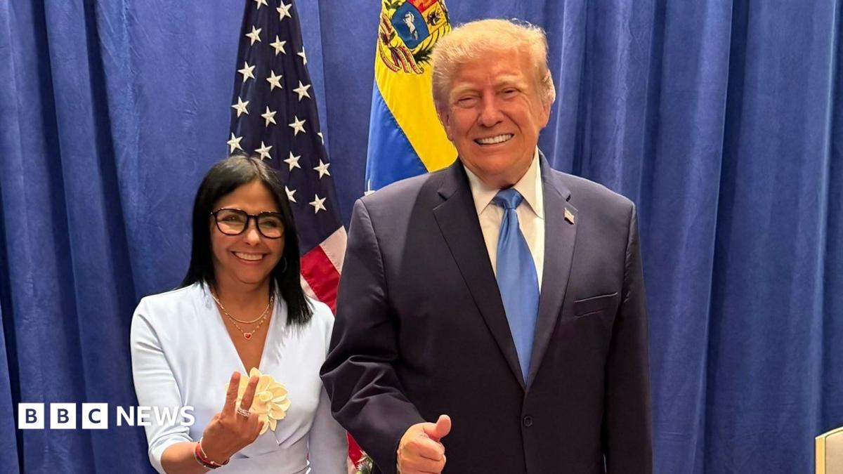 Trump meets US-backed Venezuelan opposition leader at first encounter