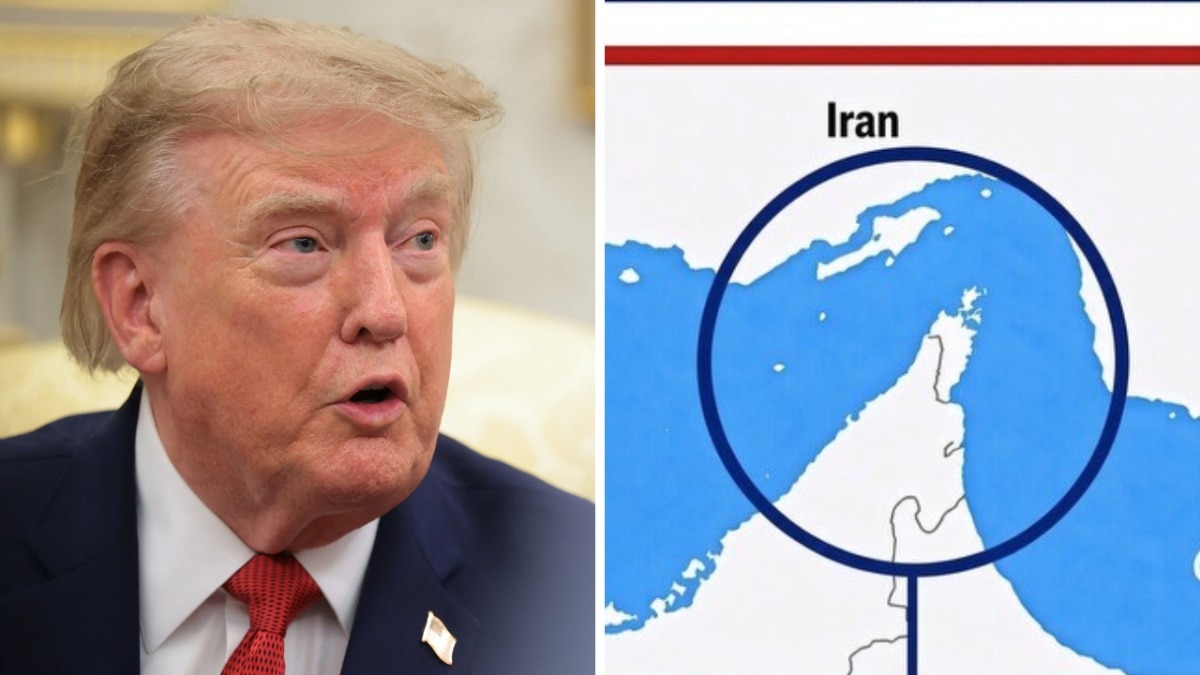 Trump Posts Map Claiming Strait of Hormuz as U.S. Territory