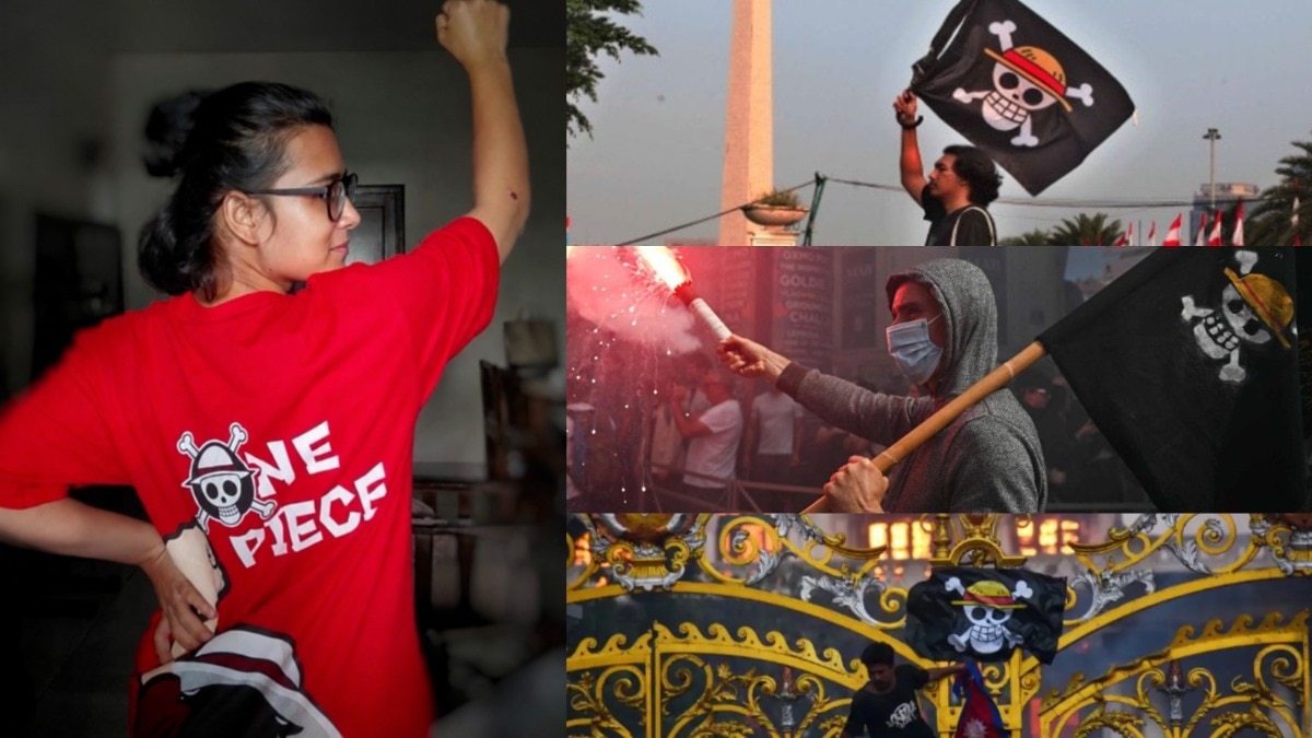 Anime T-shirt becomes symbol of cross-border protest movement