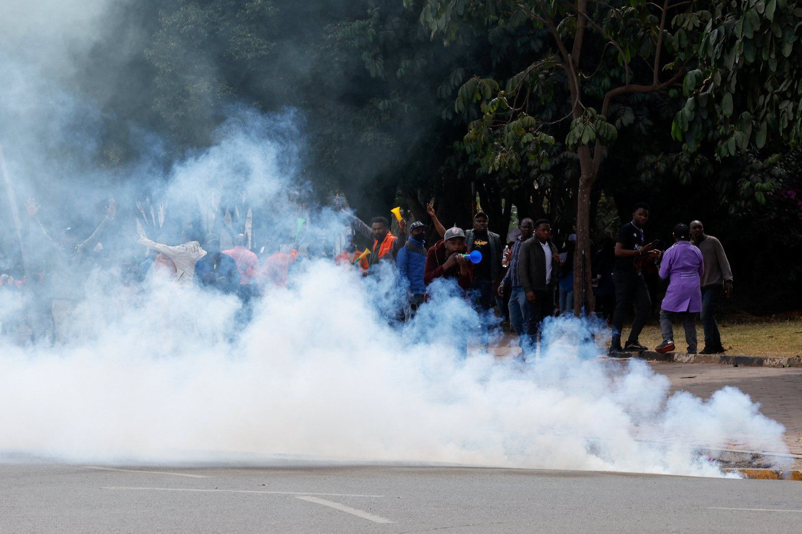 Kenyan police disperse traders protesting new import tax increases
