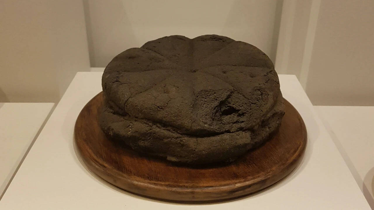 Ancient Roman loaf discovered preserved in Vesuvius ash after nearly 2,000 years