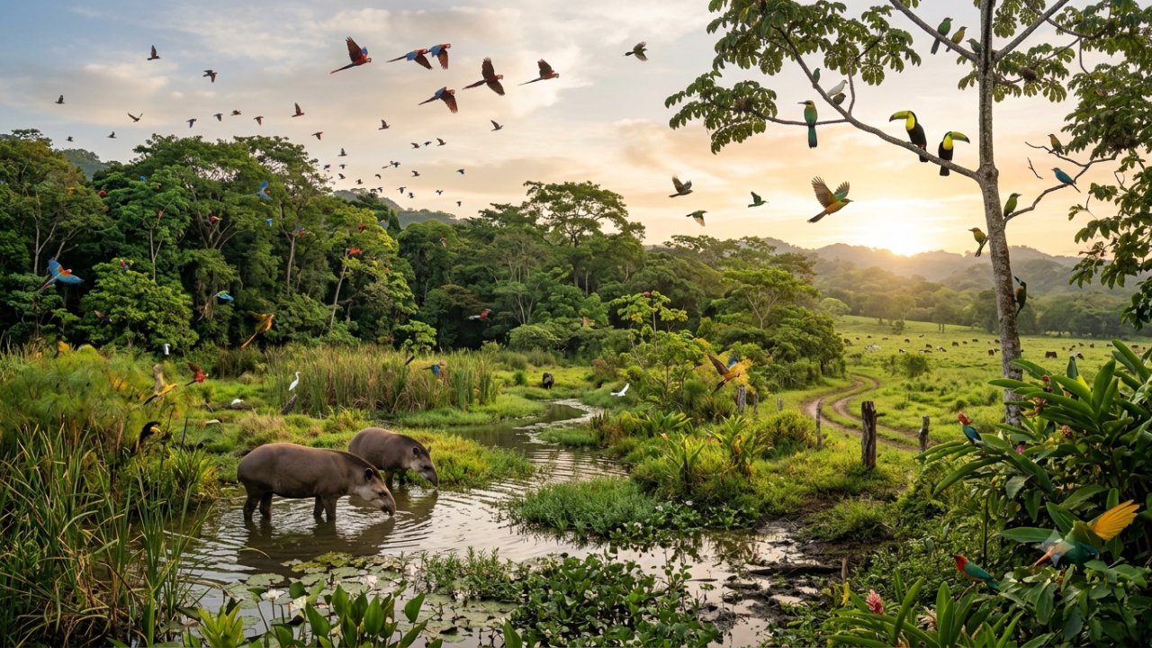 Former Costa Rican cattle ranch transforms into major bird sanctuary