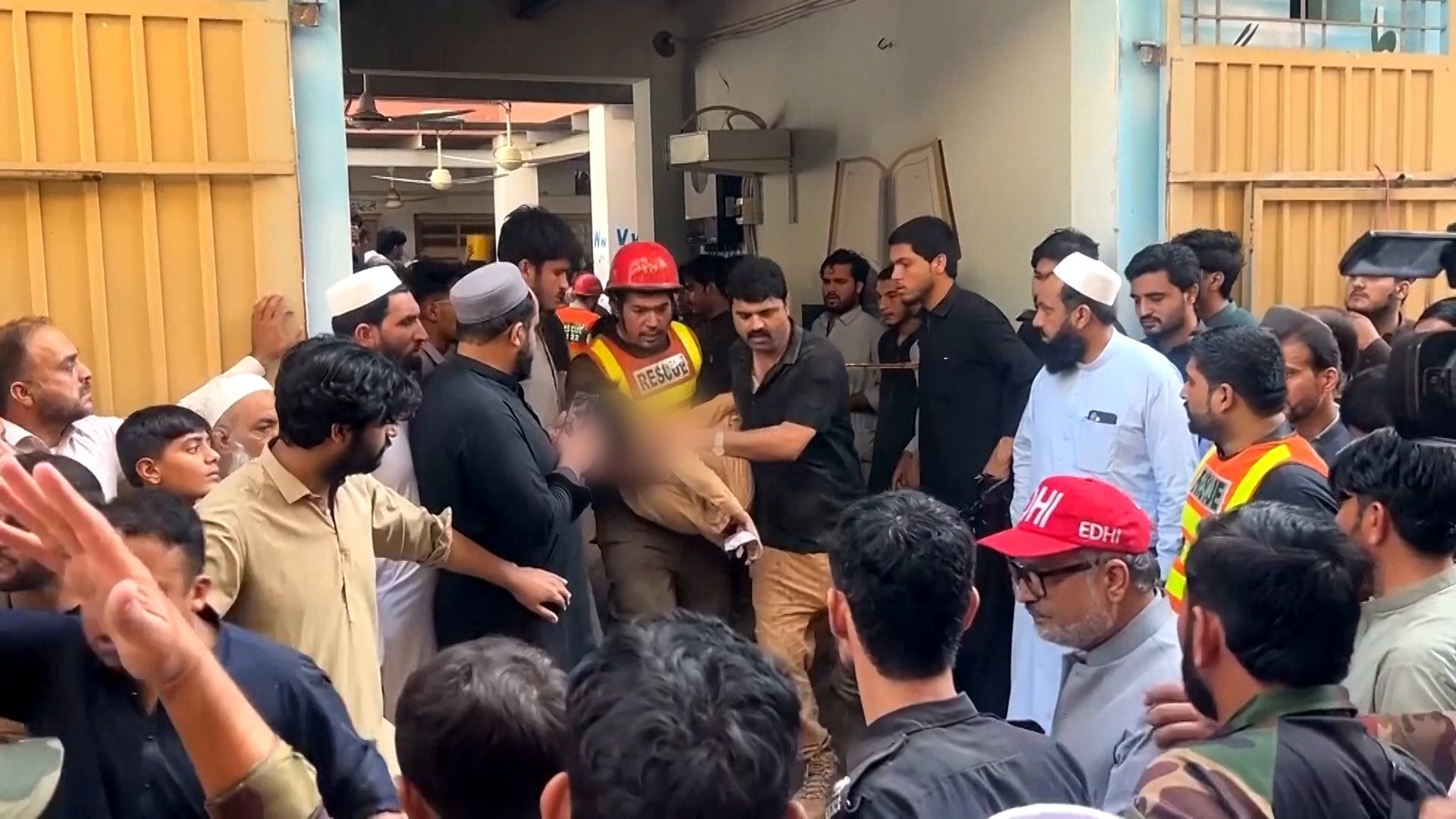 School roof collapse in Pakistan kills at least 29, mostly children