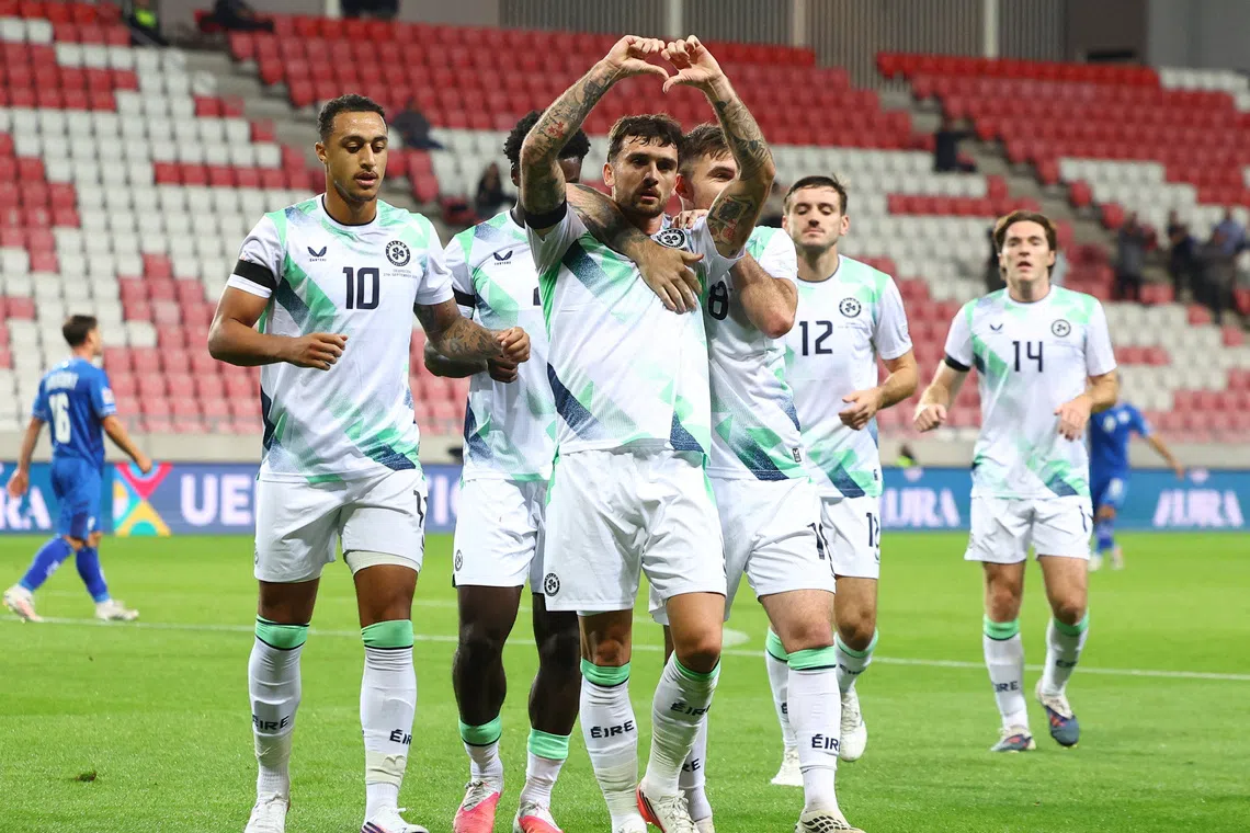Ireland defeats Israel 3-0 in Nations League after turbulent buildup