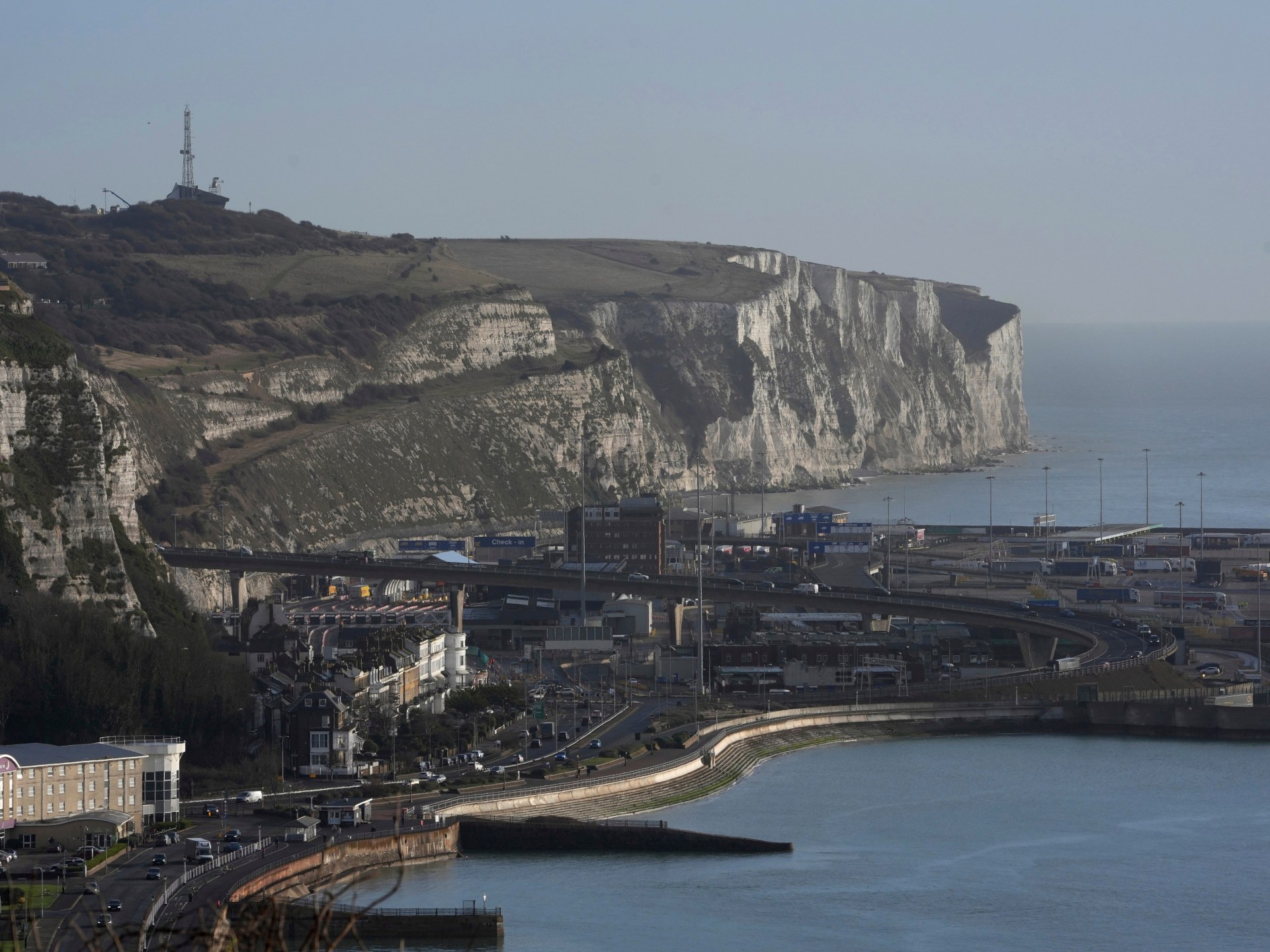 UK condemns masked protesters who blocked Dover port access