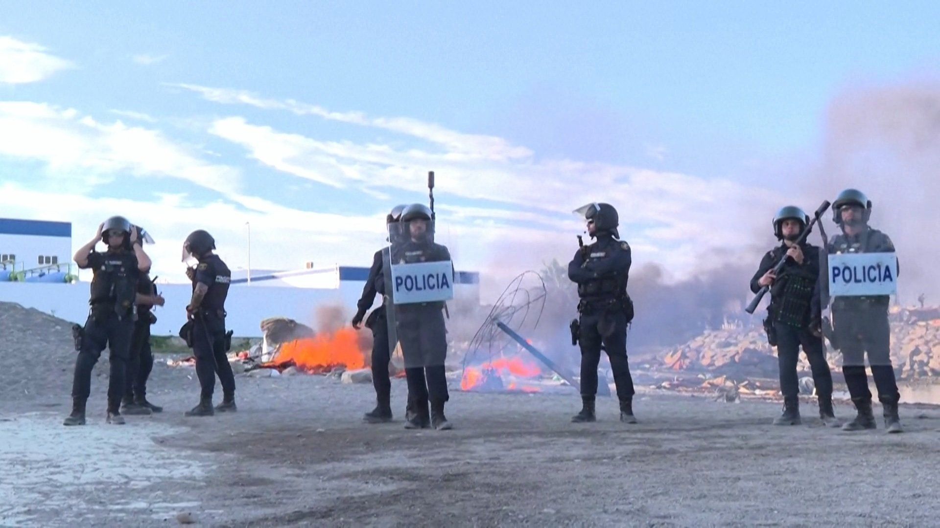 Spain's Ceuta Sees Escalating Anti-Migrant Violence as Protesters Torch Shelters