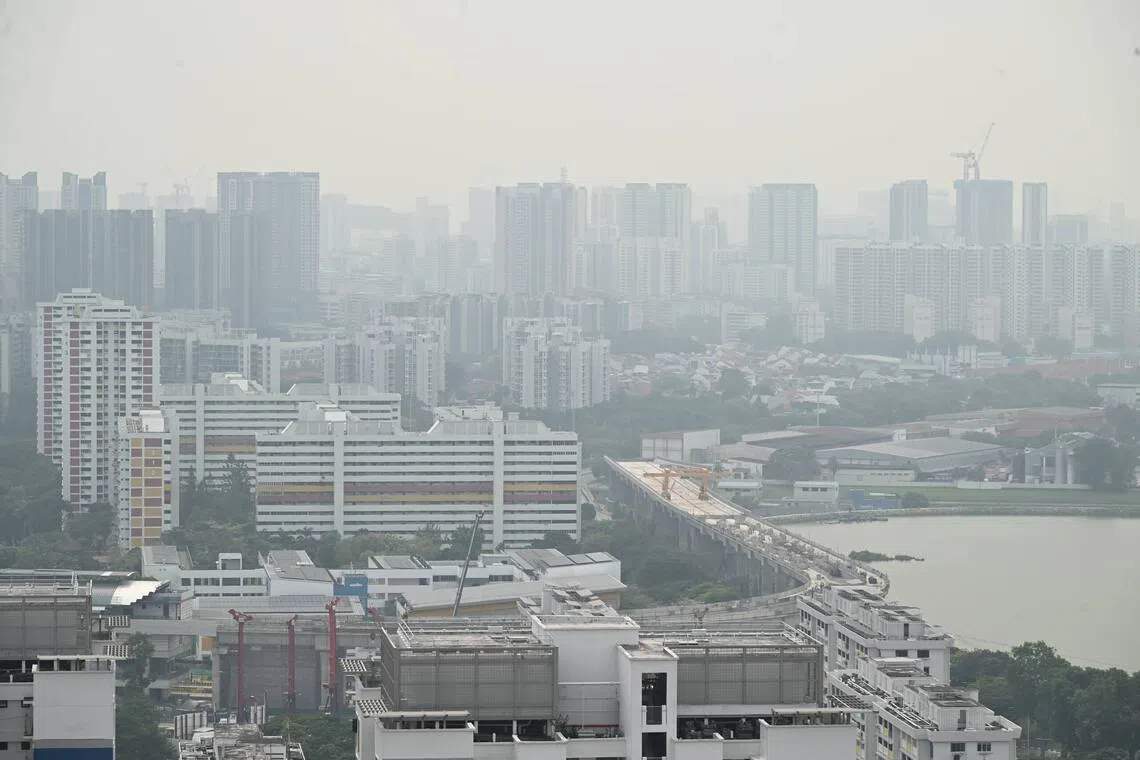 Singapore air quality deteriorates as haze blankets most of island