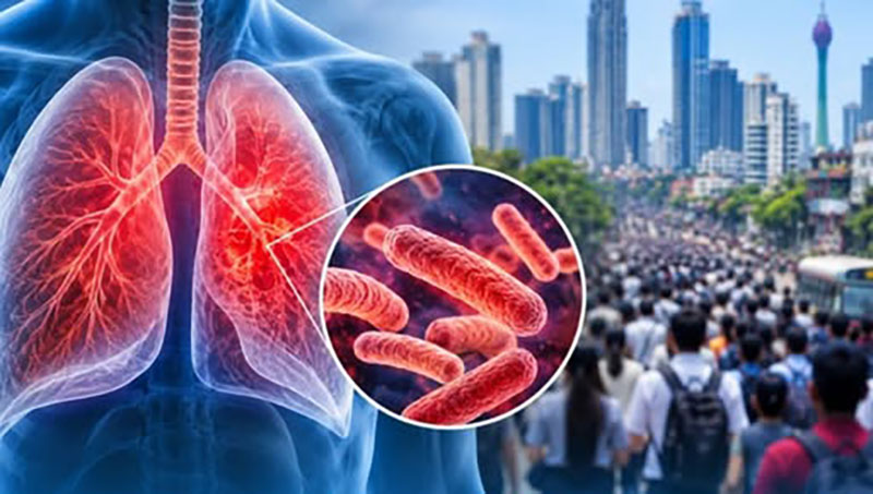 Colombo's TB burden linked to urban density, cases trending down