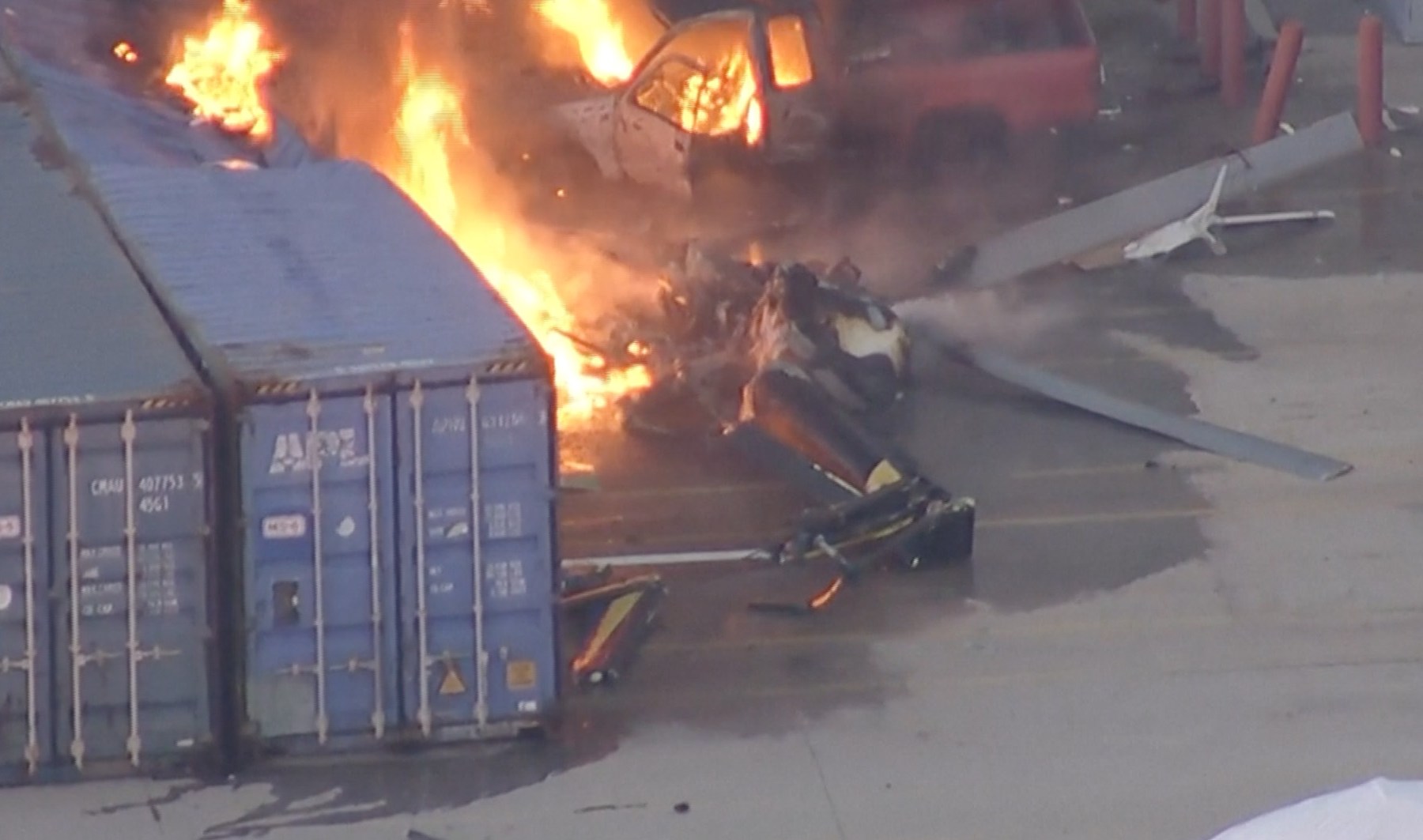 NBC helicopter crashes in Los Angeles; at least three dead