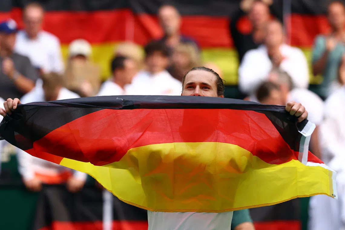 Zverev powers Germany into Davis Cup quarter-finals