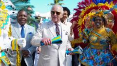 British Monarch Joins Street Celebrations During Caribbean Tour
