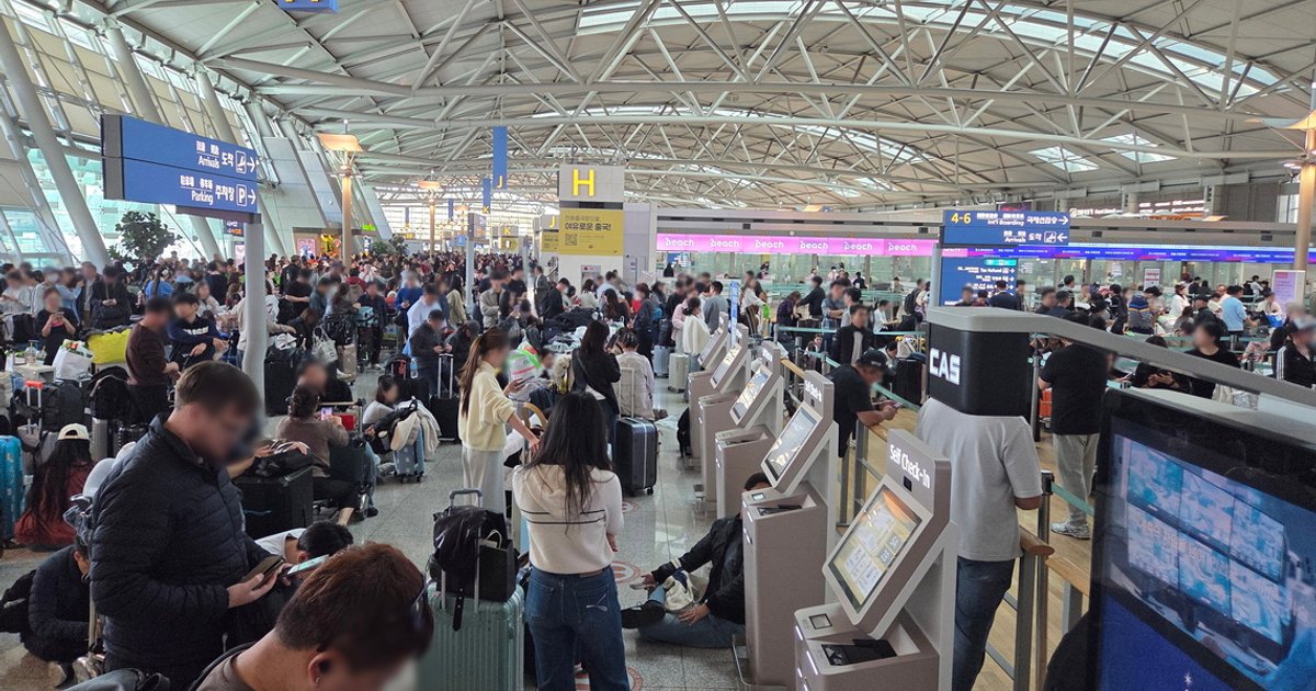 Incheon Airport restores check-in systems after major operational disruption