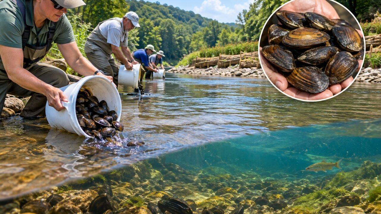 Alabama restores endangered mussel species in Paint Rock River initiative