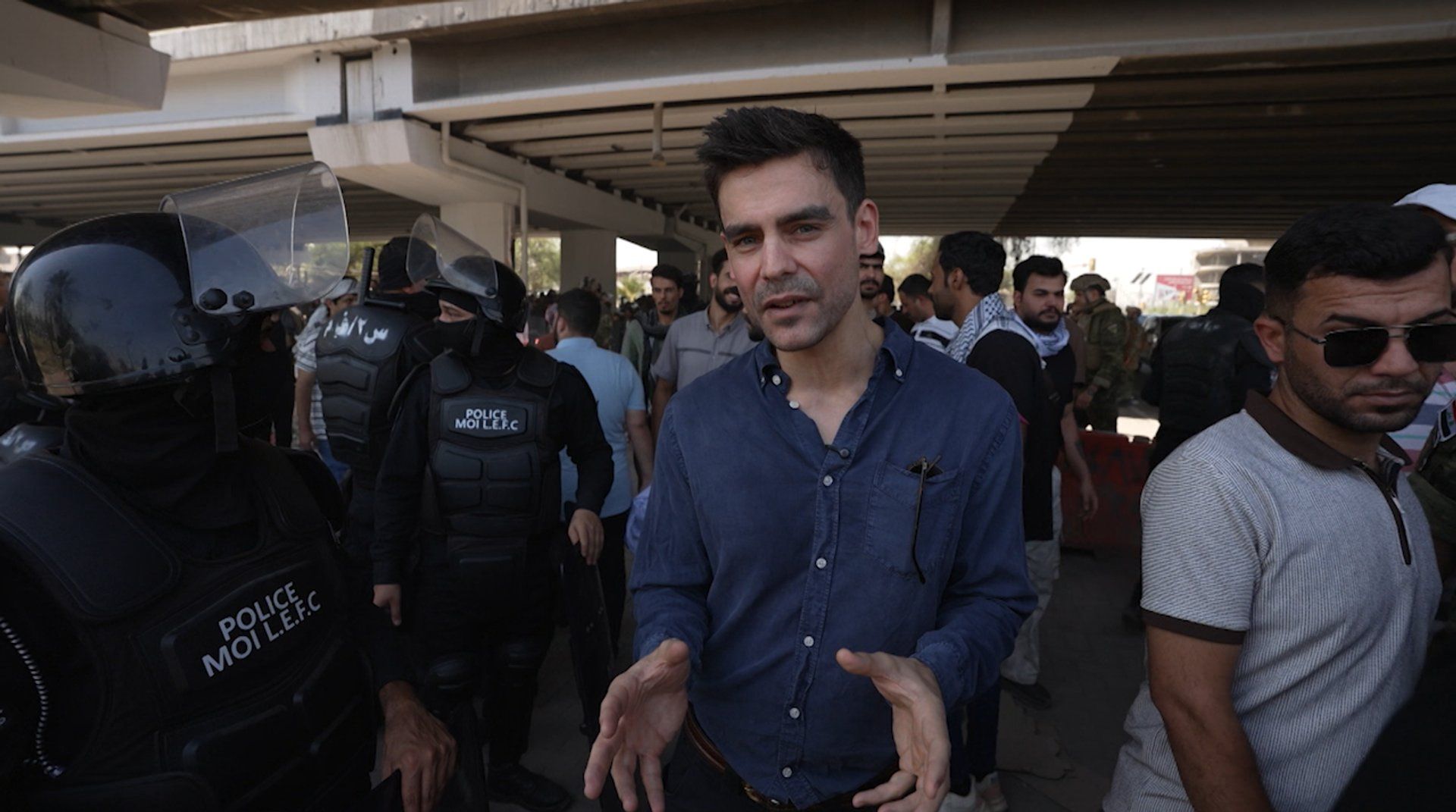 Iraqi healthcare graduates stage Baghdad protest over jobless crisis