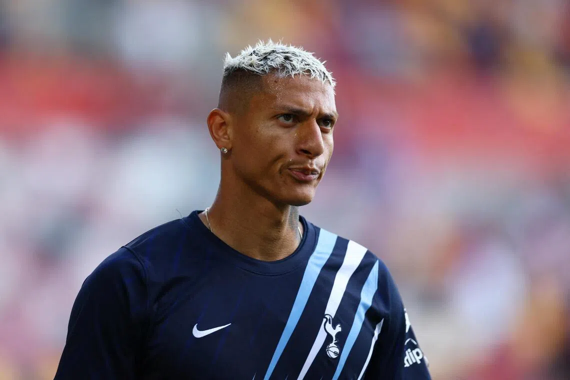 Tottenham leave Richarlison out of Premier League squad amid exit talk