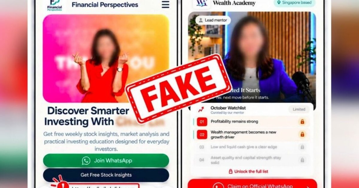 Police warn of investment scams using fake financial guru personas