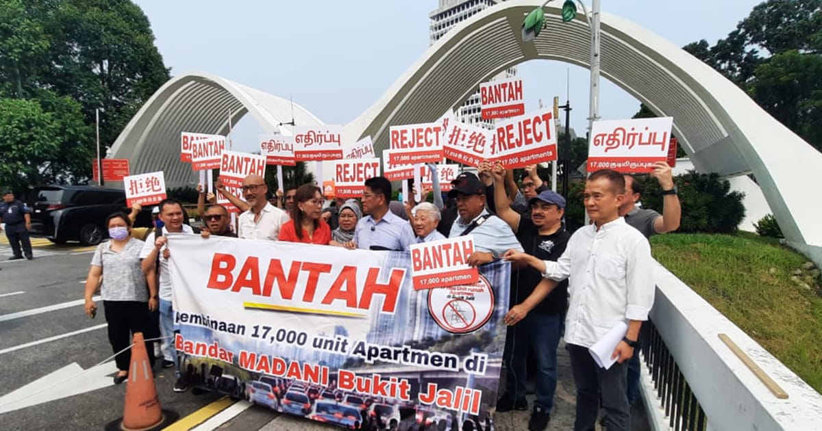 Penduduk Bukit Jalil Desak Pembatalan Projek 17,000 Unit Rumah