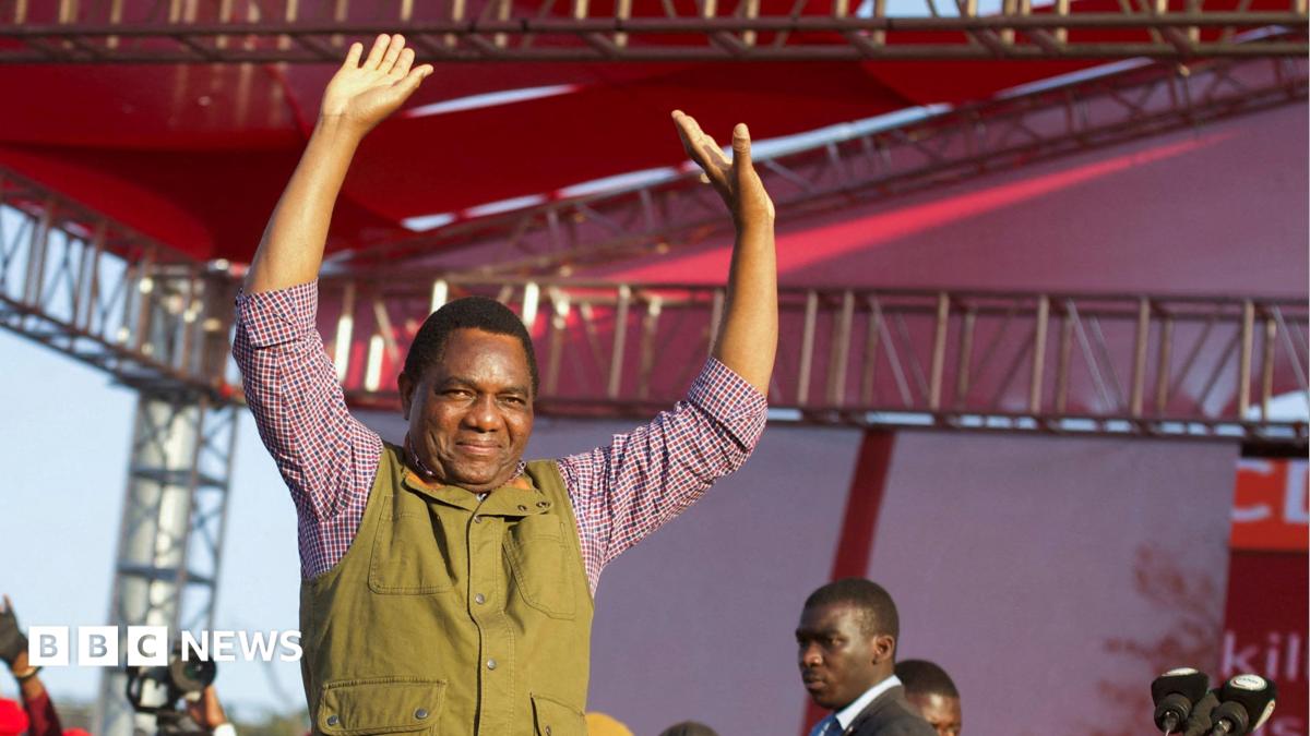 Zambian President Hichilema wins re-election as rival goes into hiding
