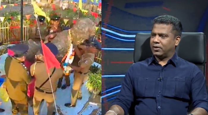 Government defends removal of Thileepan statue from public space