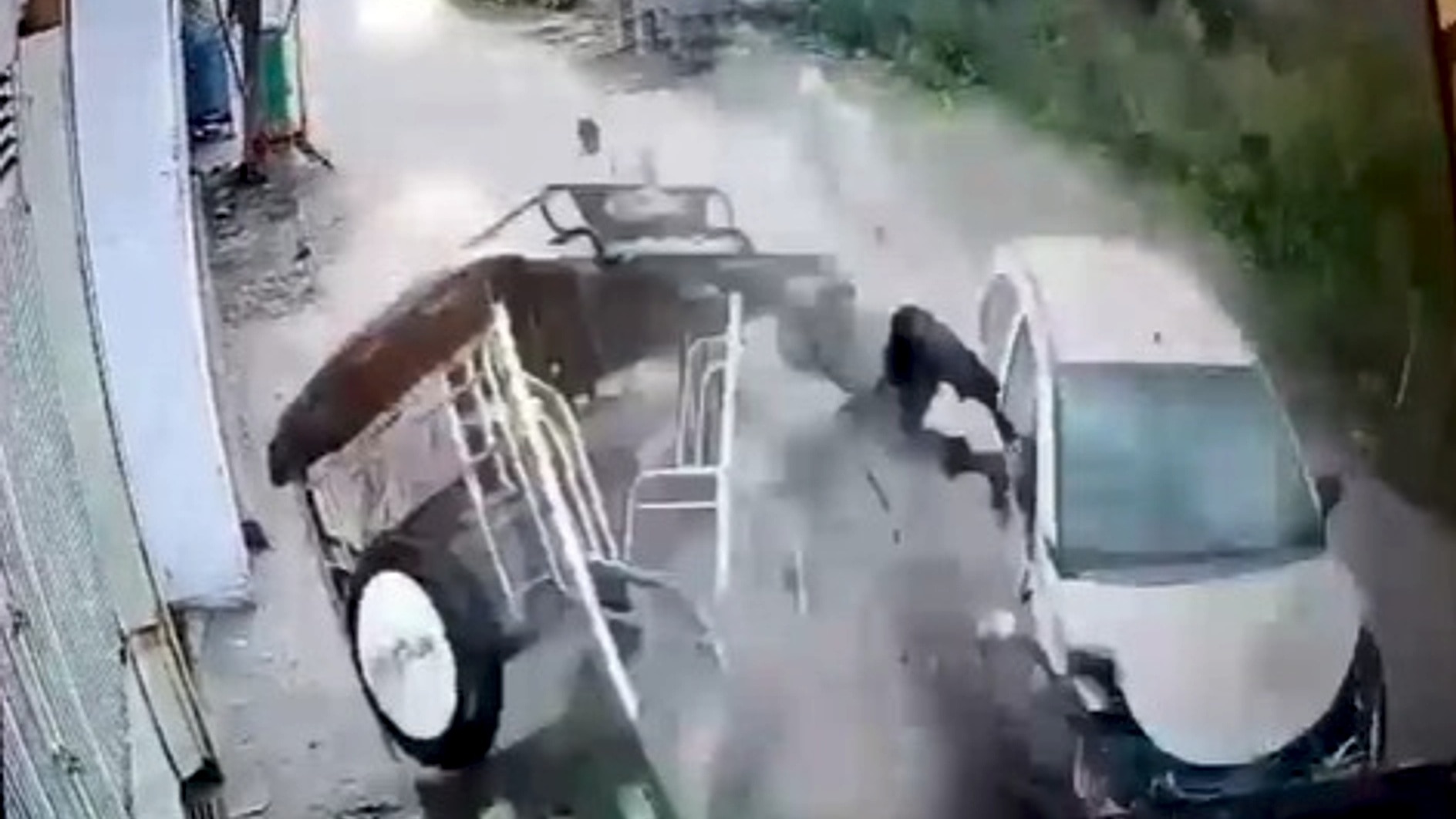 Speeding car injures five in Ludhiana; biker airborne 15 feet