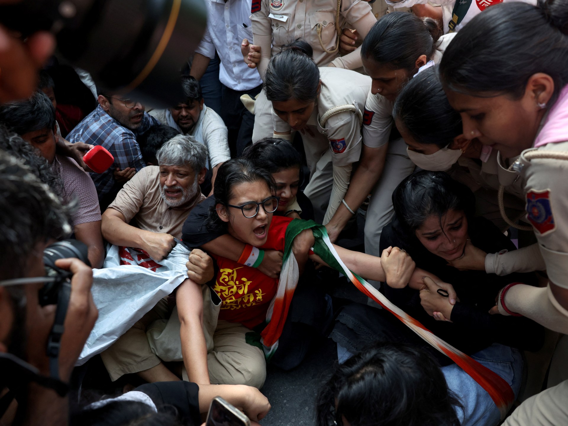 Youth protests target Modi's election chief in fresh Indian demonstrations