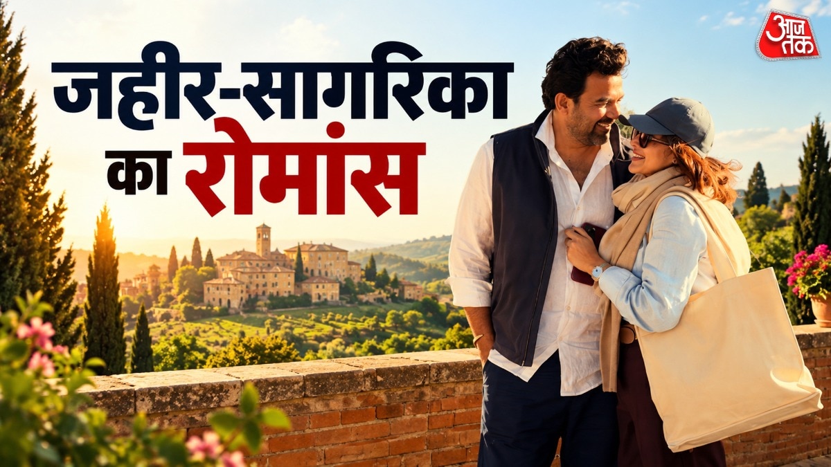इटली की खूबसूरती में रोमांटिक पल बिताते दिखे सागरिका और जहीर