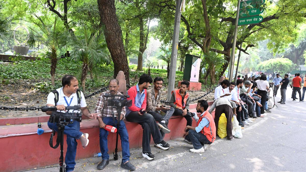 Delhi police detain journalists covering youth protest demonstration