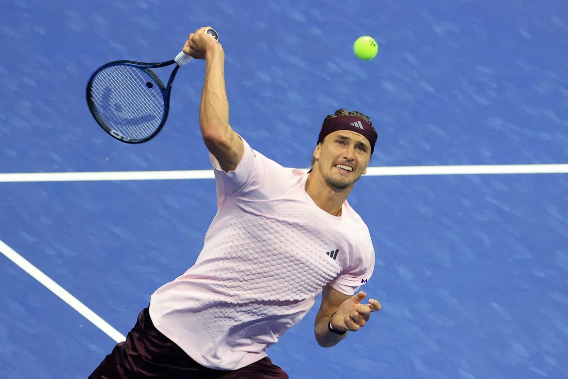 Top seed Zverev edges past Sonego in epic U.S. Open marathon