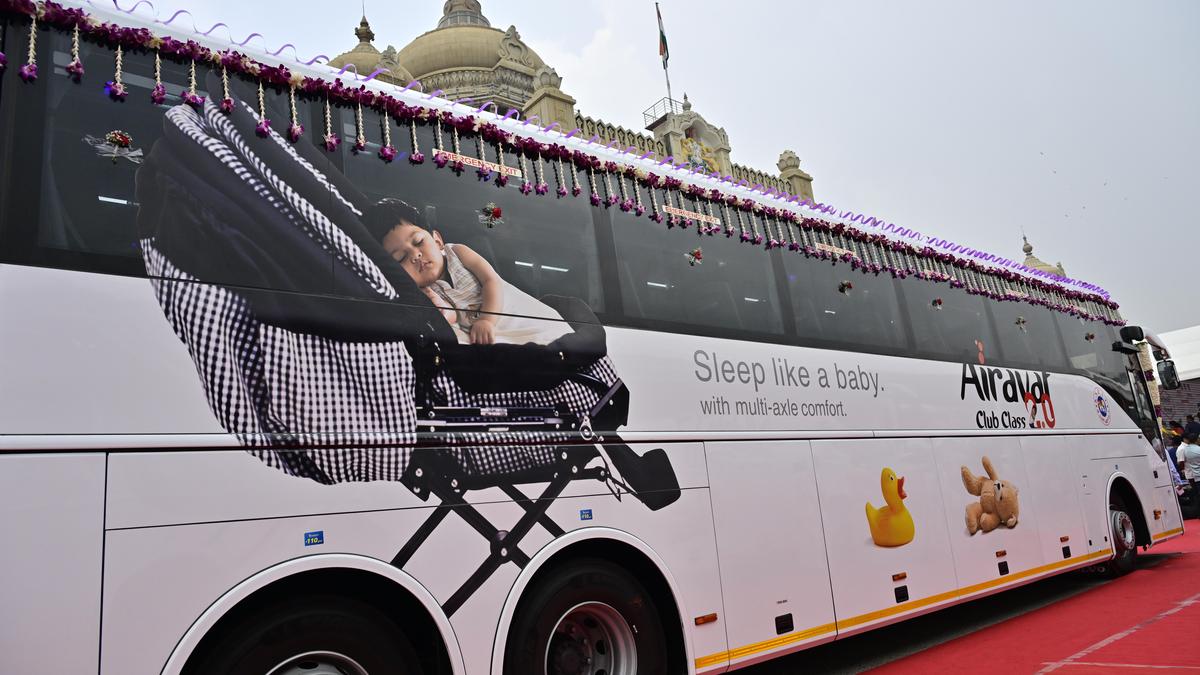 Sleeping infant's image adorns KSRTC luxury buses for nearly two decades