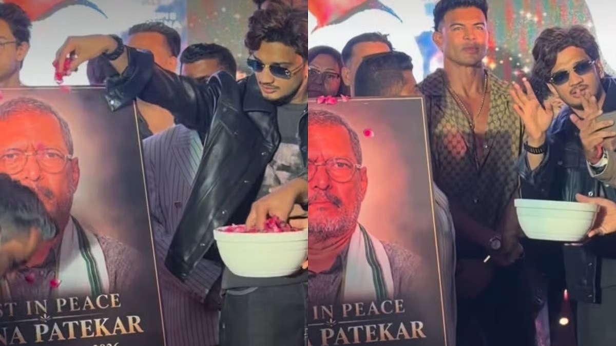 Comedian Munawwar Faruqui refuses to restage tribute at Nana Patekar's memorial