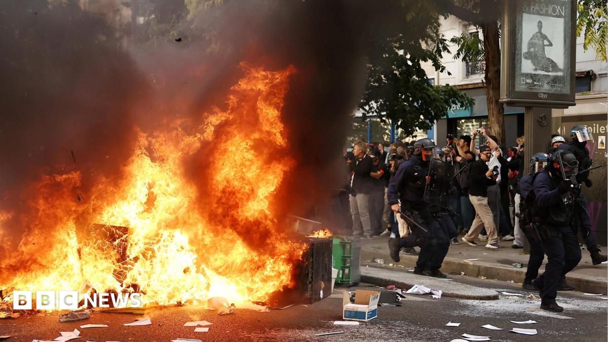 France suspends stun grenades after teenager injured during protests