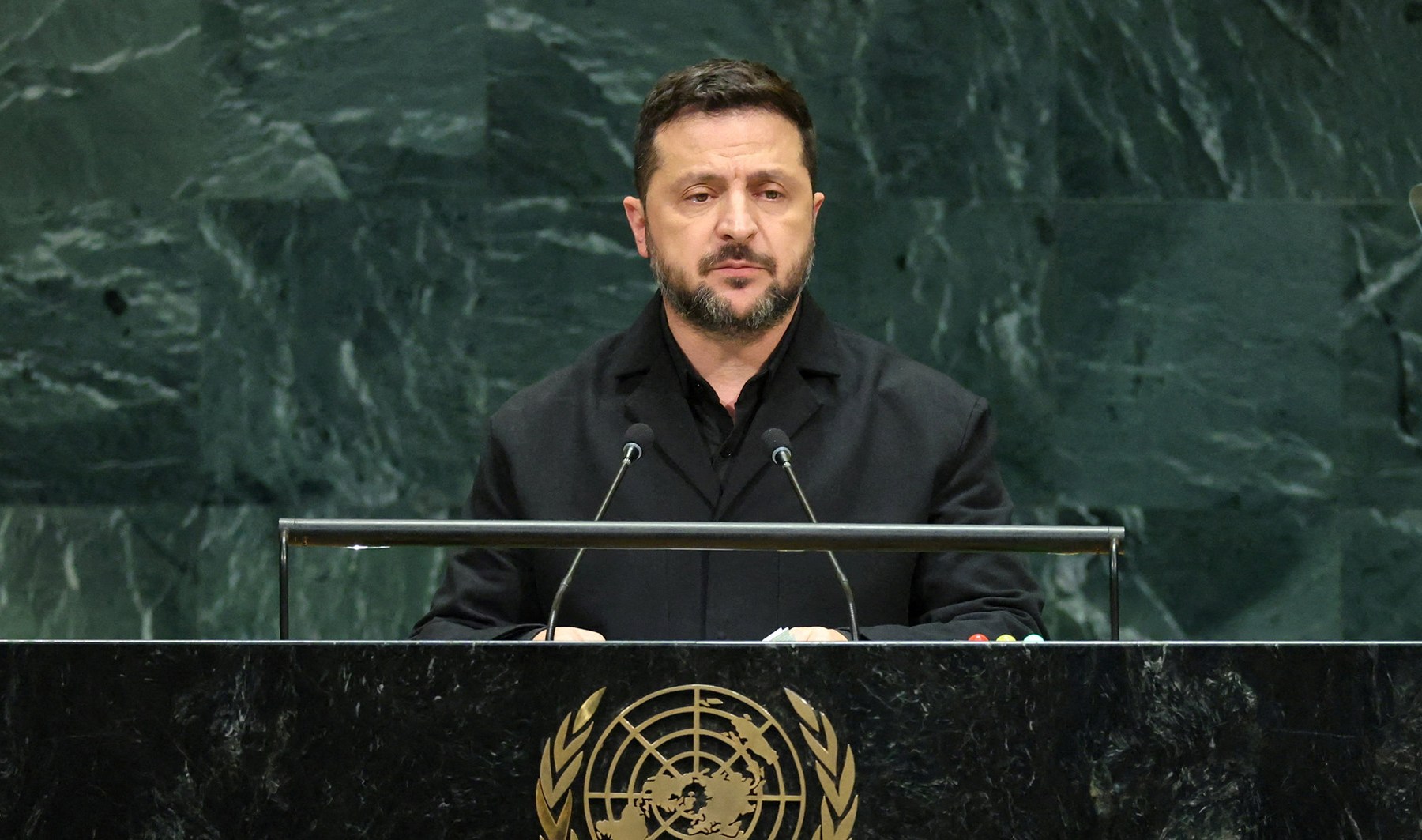 Russia launches strikes on Ukraine as Zelenskyy addresses UN General Assembly