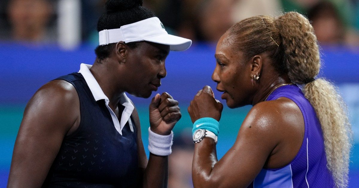 Zverev escapes upset bid; Williams sisters stumble in doubles