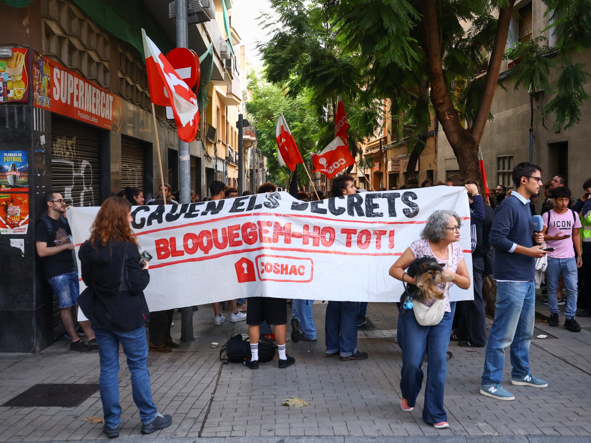 Spanish unions unite for rare general strike over housing crisis