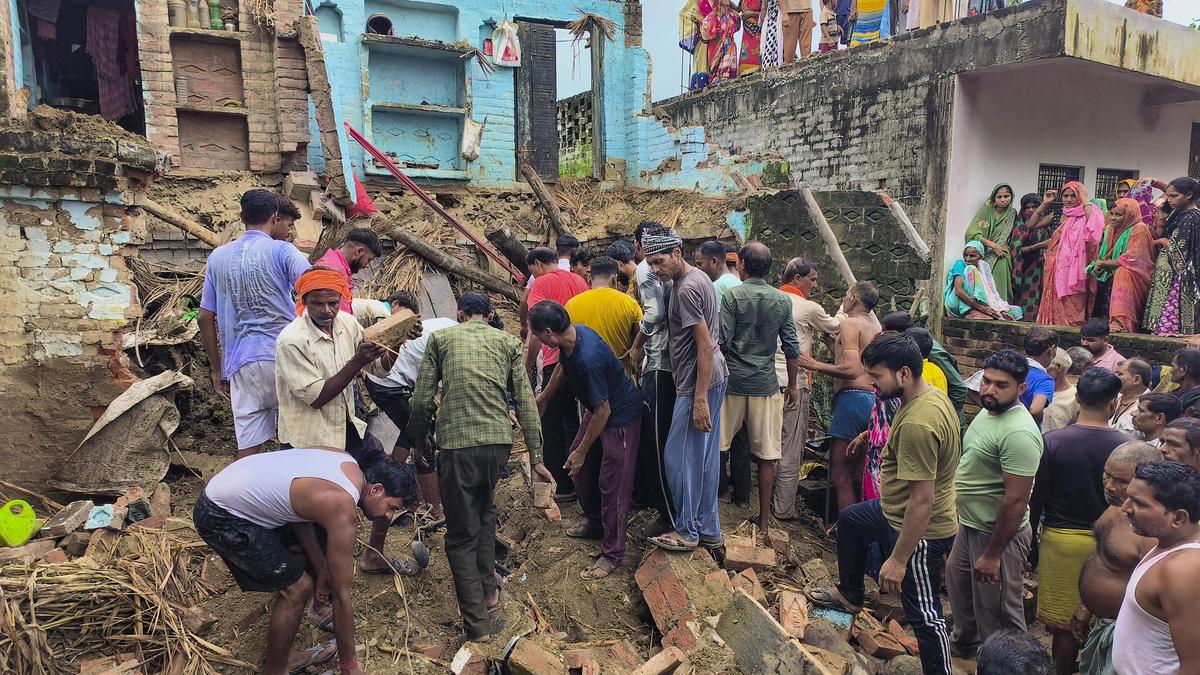 Six dead in separate house collapses across Uttar Pradesh
