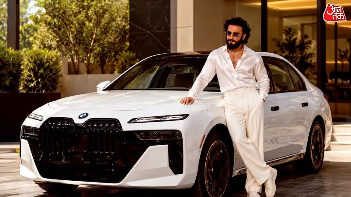 Ranveer Singh adds luxury BMW i7 electric vehicle to collection