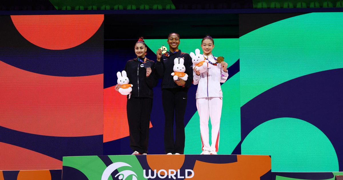 American gymnast Blakely claims world all-around crown after injury comeback