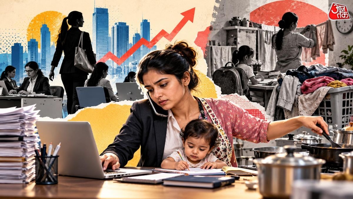 Indian Working Women Face Double Burden as Household Duties Remain Unequal